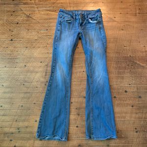 American Eagle Artist Super Stretch Size 4 Long Jeans